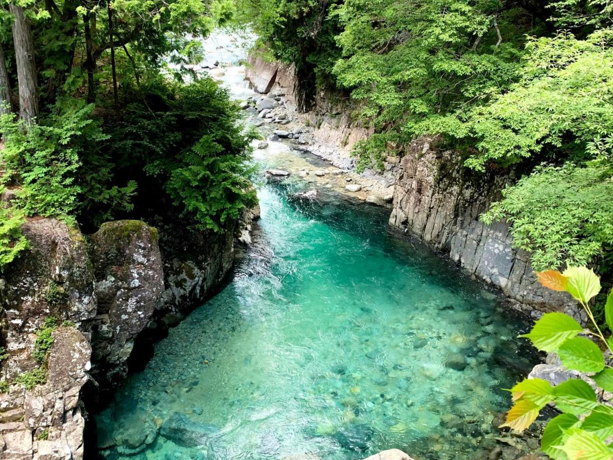 阿寺温泉 フォレスパ木曽あてら荘 Hotel Okuwa Eksteriør billede
