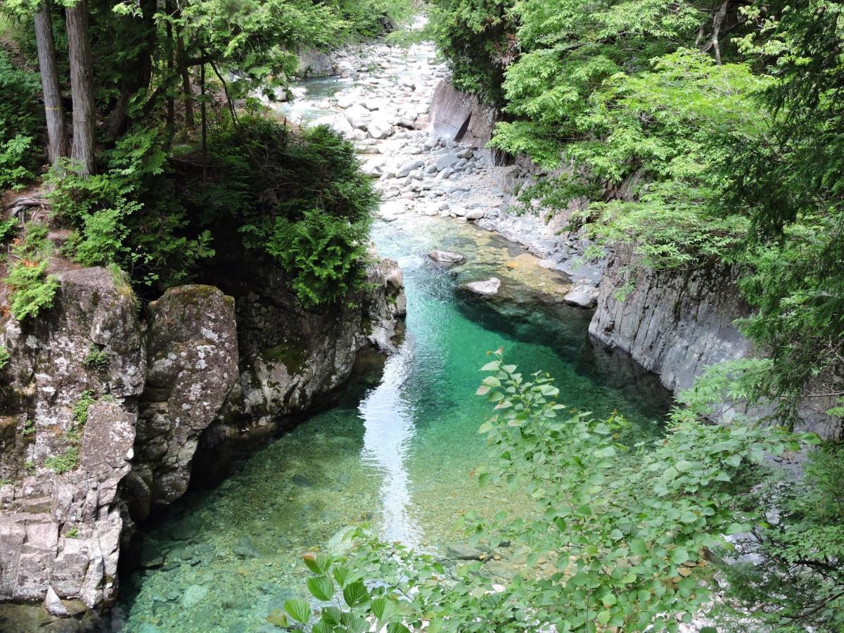 阿寺温泉 フォレスパ木曽あてら荘 Hotel Okuwa Eksteriør billede
